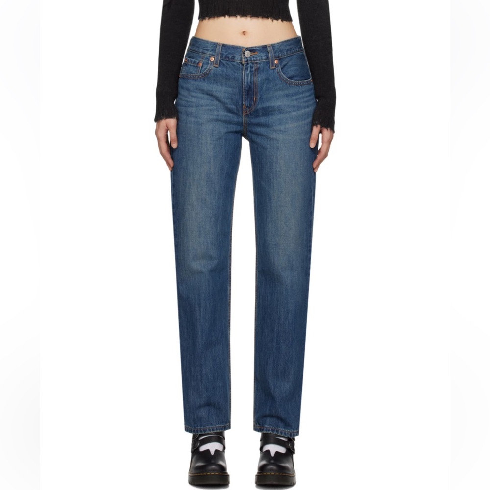 Levis Low Pro Straight Jeans in Indigo Size 27